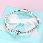 Srebrna Zawieszka Przwieszka Serce Napis Mom