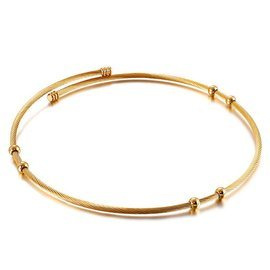 Złoty Naszyjnik ze Stali Szlachetnej