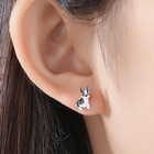 Srebrne Kolczyki Pieski