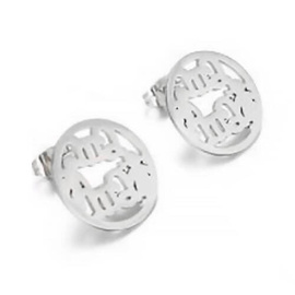 Kolczyki Mama ze Stali Szlachetnej