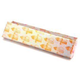 Pudełeczko Bransoletka Pomarańczowe Bałwanki