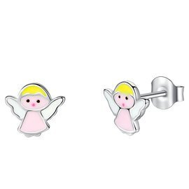 Srebrne Kolczyki Aniołki