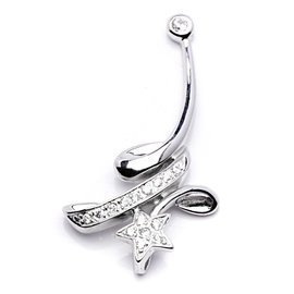 Srebrna Zawieszka Gwiazda z Cyrkoniami