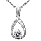 Srebrna Zawieszka z Diamentowymi Cyrkoniami