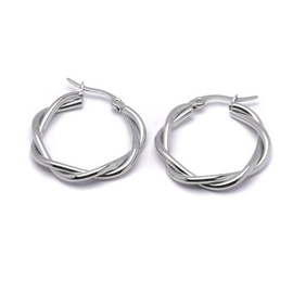 Kolczyki Koła ze Stali Szlachetnej