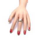 Srebrny Pierścionek z Diamentową Cyrkonią