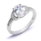 Srebrny Pierścionek z Diamentową Cyrkonią