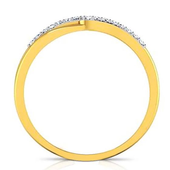 Złoty Pierścionek z Brylantami na Zaręczyny