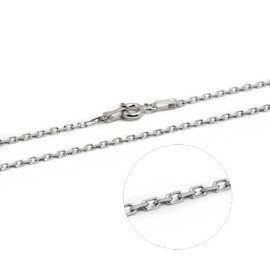 Srebrny Łańcuszek Ankier Długość 49cm