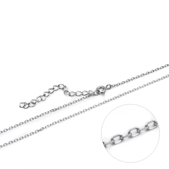 Srebrny Naszyjnik z Niebieskim Opalem