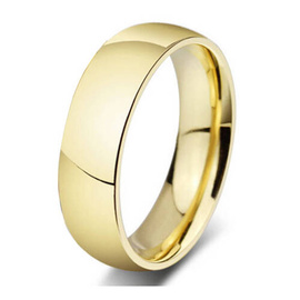 Złota Obrączka ze Stali Chirurgicznej