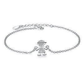 Bransoletka Srebrna z Chłopczykiem