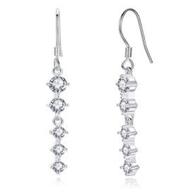 Srebrne Kolczyki z Cyrkoniami