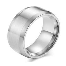 Gładka Obrączka ze Stali Szlachetnej