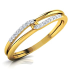 Złoty Pierścionek 585 z Brylantami na Zaręczyny