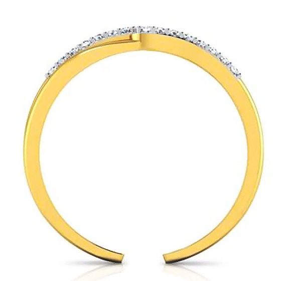 Złoty Pierścionek z Brylantami na Zaręczyny