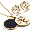 Komplet Naszyjnik i Kolczyki Drzewko Szczęścia