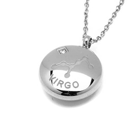 Naszyjnik Znak Zodiaku Panna Stal Szlachetna