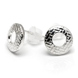 Srebrne Kolczyki Okrągłe