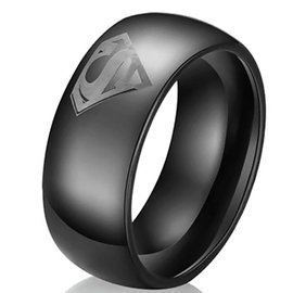Czarna Obrączka z Wolframu Superman