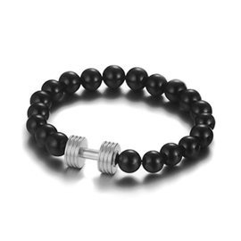 Czarna Bransoletka ze Stali Szlachetnej Kuleczki