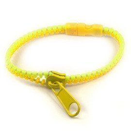 Bransoletka Żółta na Zamek Błyskawiczny