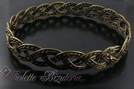 Bransoletka antyczny brąz