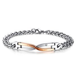 Bransoletka ze Stali Szlachetnej z Cyrkonią