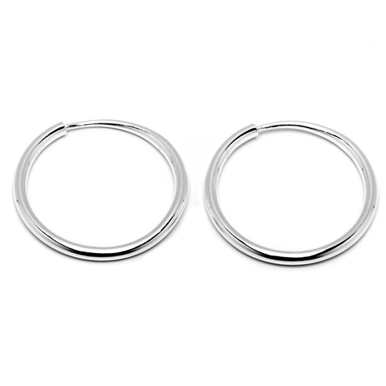 Srebrne Kolczyki Koła