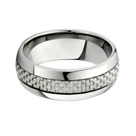 Obrączka z Wolframu Damsko Męska