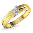 Złota Obrączka Ozdobiona Brylantami