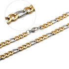 Łańcuszek ze Stali Szlachetnej Figaro dł.50cm