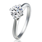 Srebrny Pierścionek z Diamentową Cyrkonią