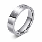 Gładka Obrączka ze Stali Szlachetnej