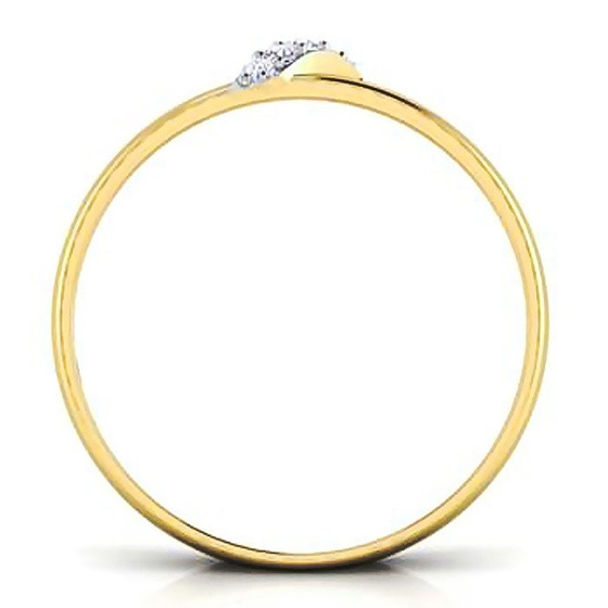 Złota Obrączka Ozdobiona Brylantami