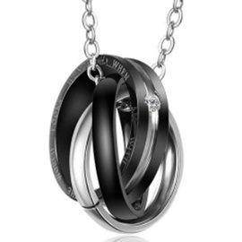 Zawieszka ze Stali Szlachetnej Trzy Obrączki