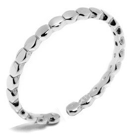 Srebrne Obrączki z Cyrkoniami 3 Sztuki