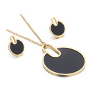 Komplet Zawieszka i Kolczyki Stal Szlachetna