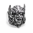 Sygnet Vikinga Twarz Stal Szlachetna