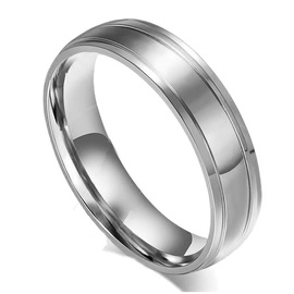 Gładka Obrączka ze Stali Szlachetnej