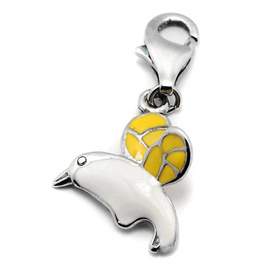 Srebrna Przywieszka do Bransoletek Koliberek