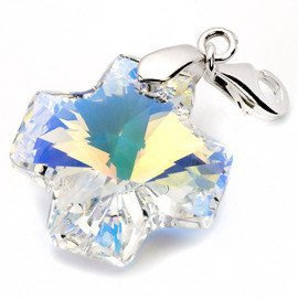 Przywieszka Srebrna do Bransoletek Trikolor