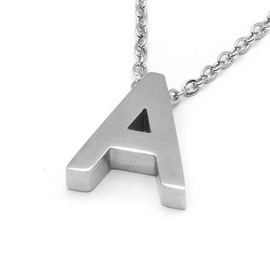 Naszyjnik Literka A Stal Szlachetna