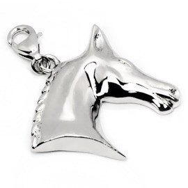 Przywieszka Charm do Bransoletki Srebrna Koń