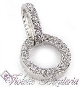 Pozłacana zawieszka diamentowa kolekcja 853