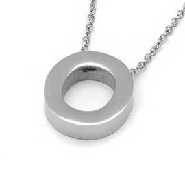 Naszyjnik Literka O Stal Szlachetna