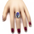 Komplet Srebrny Pierścionek i Wisiorek