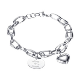 Bransoletka z Serduszkiem Stal Szlachetna