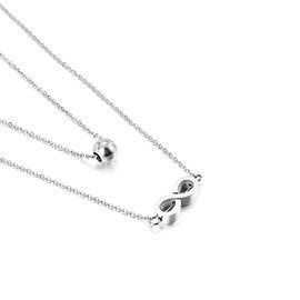 Naszyjnik Nieskończoność Stal Szlachetna