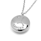 Naszyjnik Znak Zodiaku Rak Stal Szlachetna